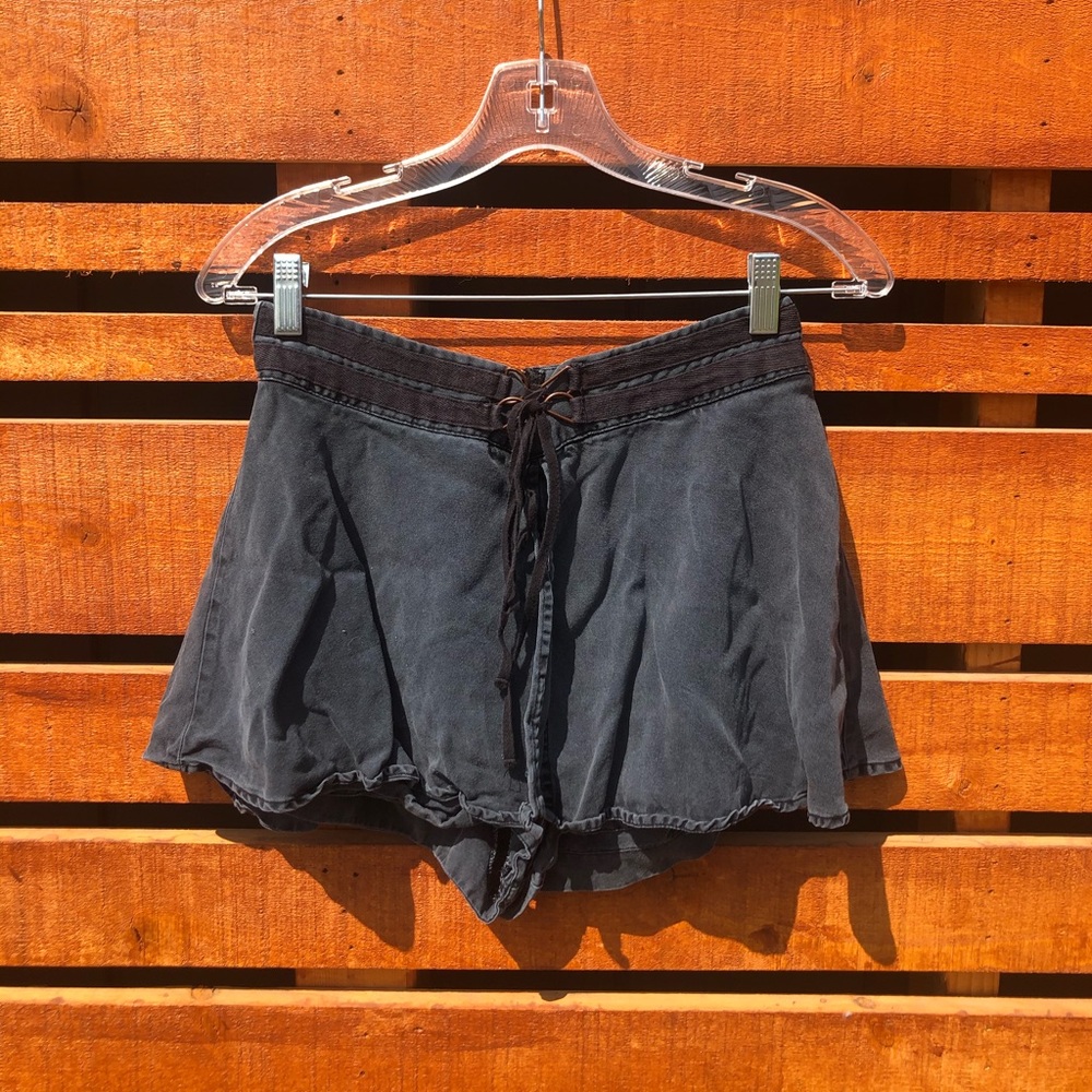 Faded black skort